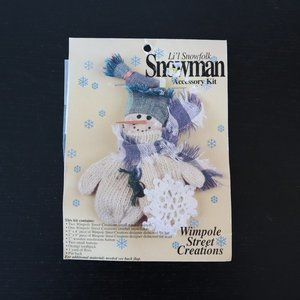 1997 Li'l Snowfolk Snowman Kit Wimpole Street Creations